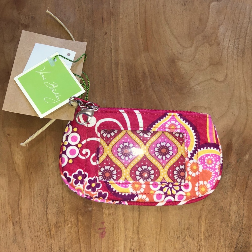NWT- zip ID case- raspberry fizz